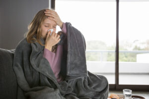 sick woman