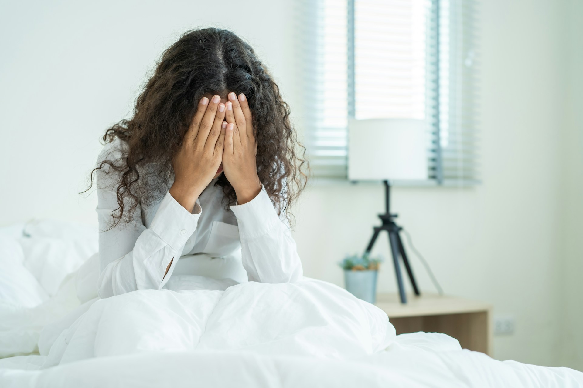 stressed woman
