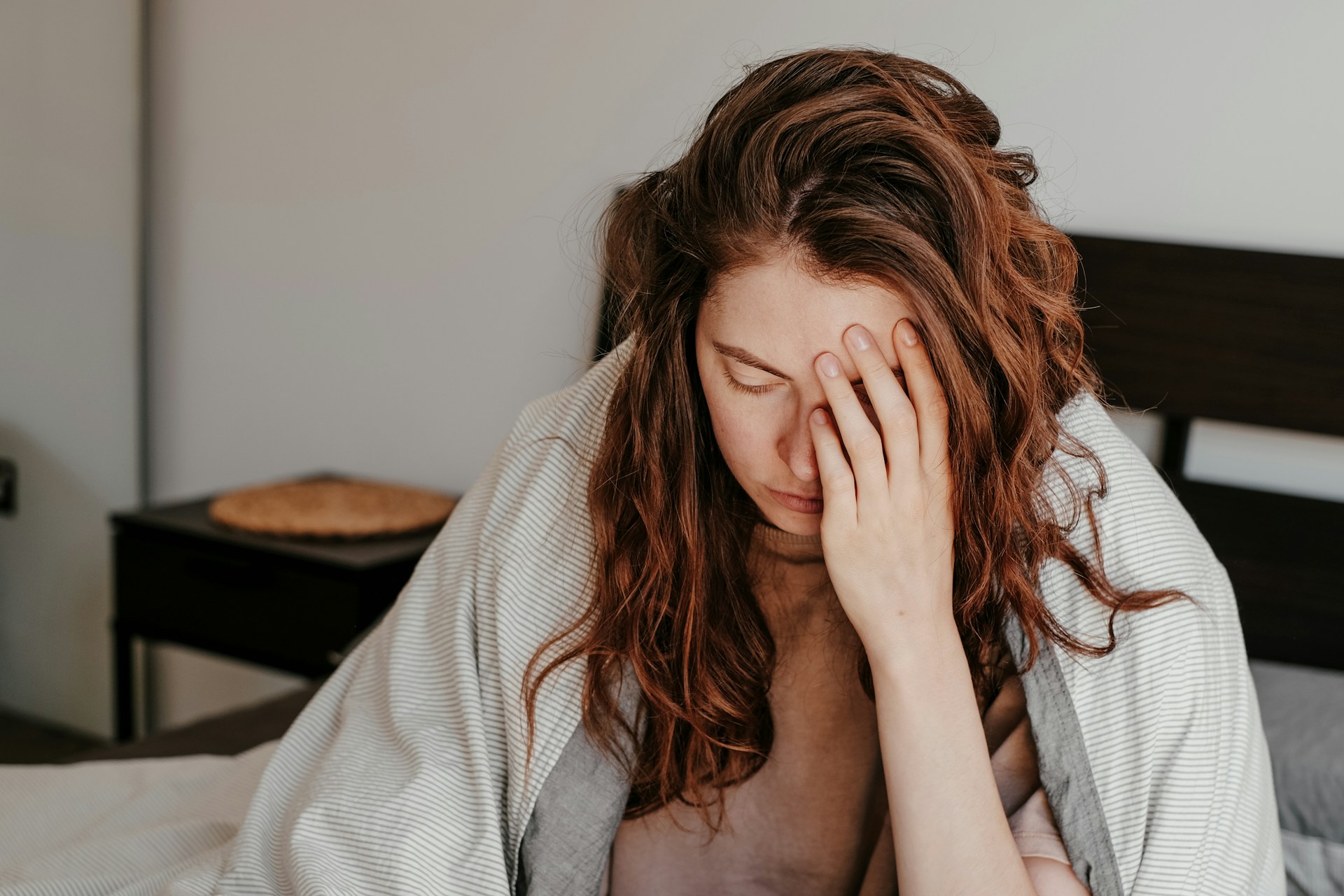 woman who is stressed